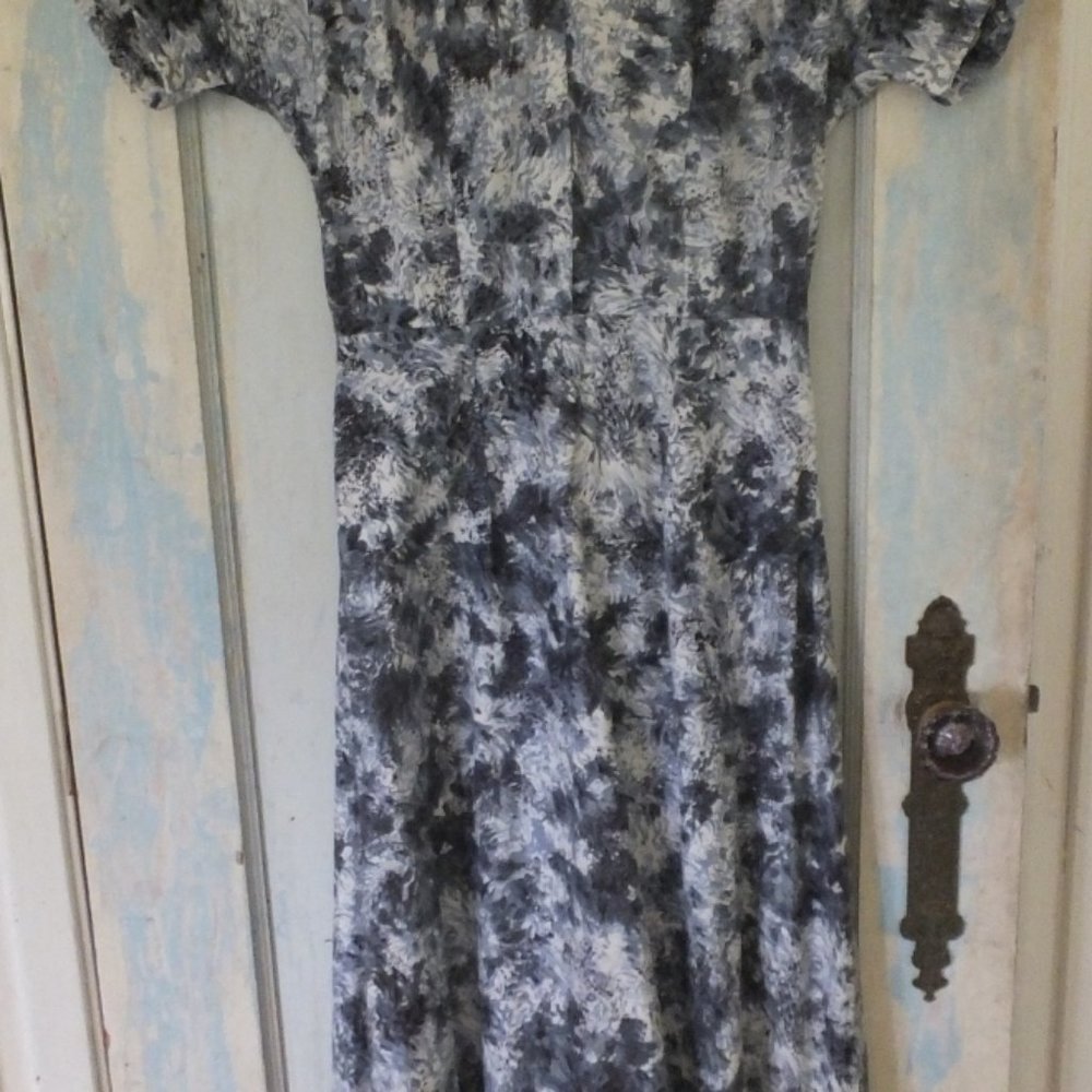 1950's Women's Cotton Floral Dress